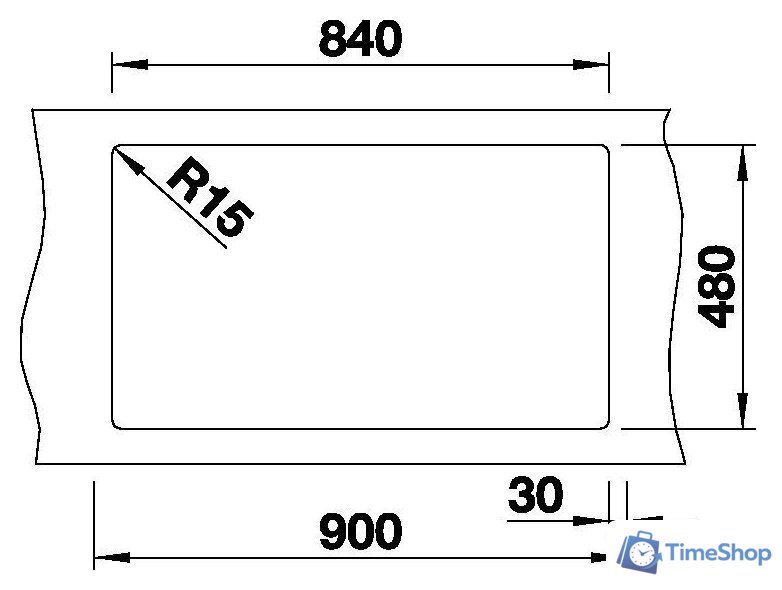 Кухонная мойка Blanco Pleon 9 527636 (левая, мягкий белый) - Изображение №3 — Интернет-магазин Time-Shop