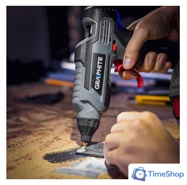 Термоклеевой пистолет GRAPHITE 58G040 (без АКБ) - Изображение №9 — Интернет-магазин Time-Shop
