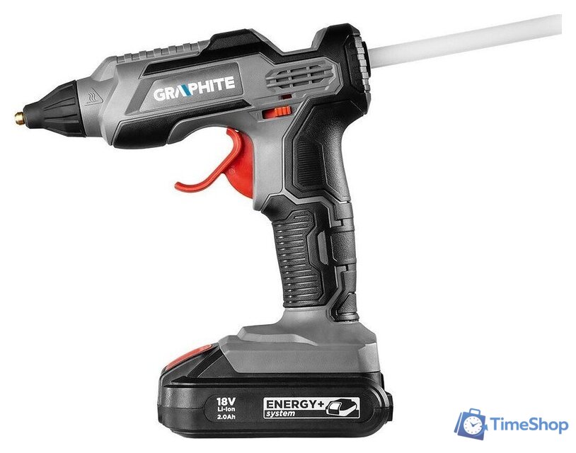 Термоклеевой пистолет GRAPHITE 58G040 (без АКБ) - Изображение №5 — Интернет-магазин Time-Shop