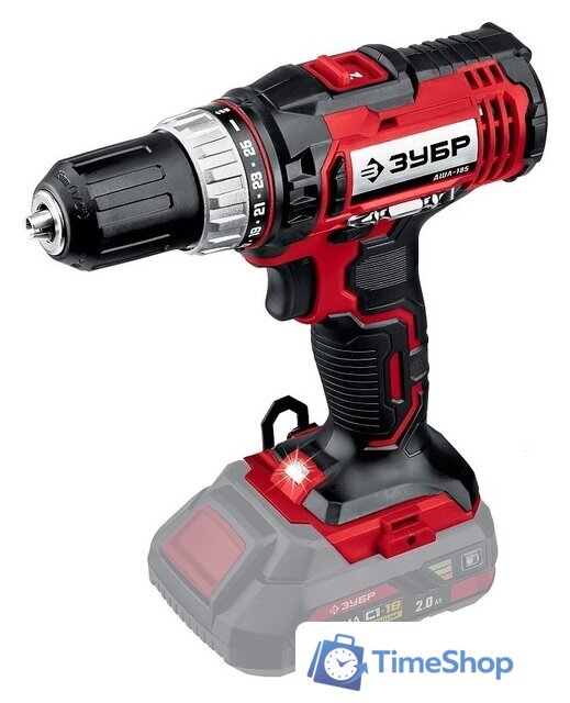 Дрель-шуруповерт Зубр Мастер ДШЛ-185 (без АКБ) - Изображение №1 — Интернет-магазин Time-Shop