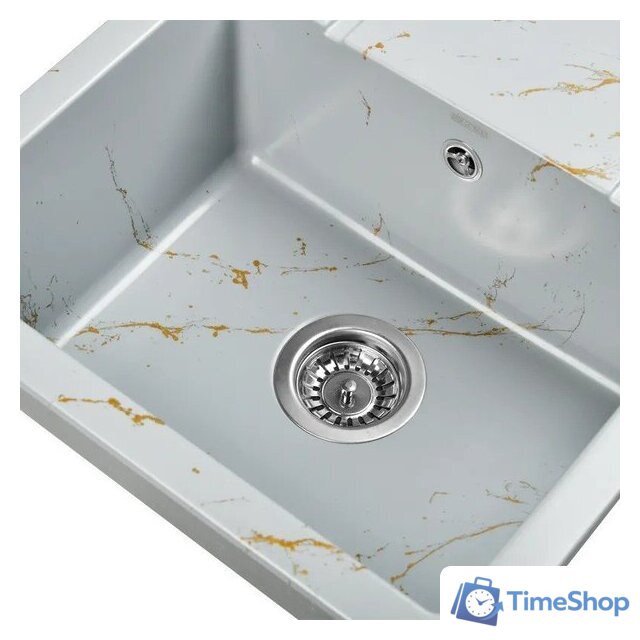 Кухонная мойка Wisent WB19-15 (с сифоном GER013) - Изображение №3 — Интернет-магазин Time-Shop