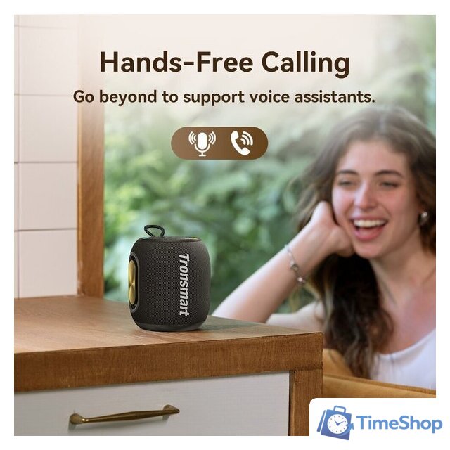 Беспроводная колонка Tronsmart T8 Mini (черный) - Изображение №9 — Интернет-магазин Time-Shop