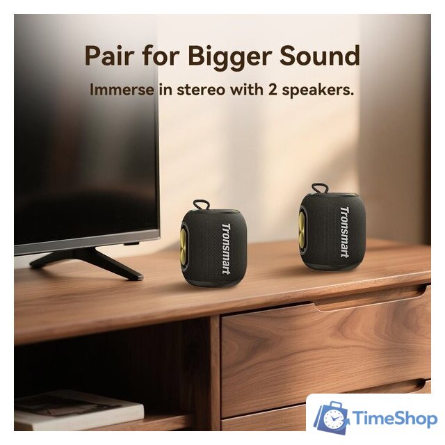 Беспроводная колонка Tronsmart T8 Mini (черный) - Изображение №13 — Интернет-магазин Time-Shop