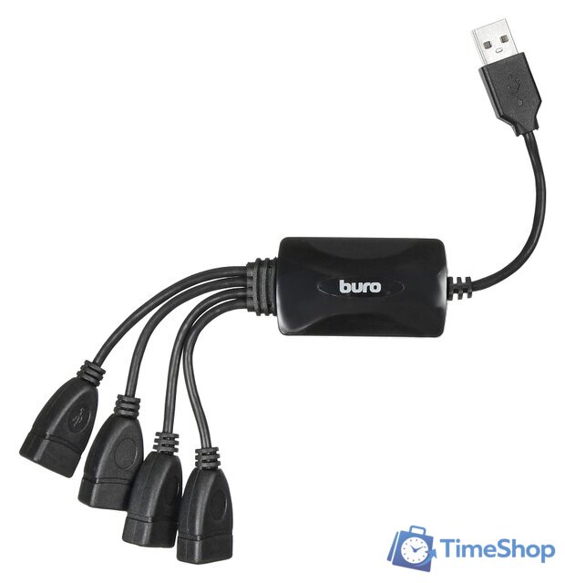 USB-хаб Buro BU-HUB4-0.3-U2.0-Splitter - Изображение №1 — Интернет-магазин Time-Shop