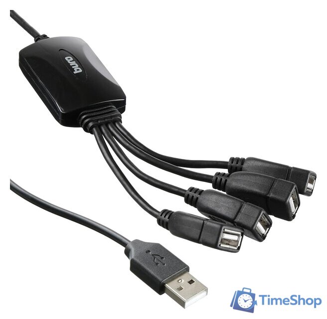 USB-хаб Buro BU-HUB4-0.3-U2.0-Splitter - Изображение №4 — Интернет-магазин Time-Shop