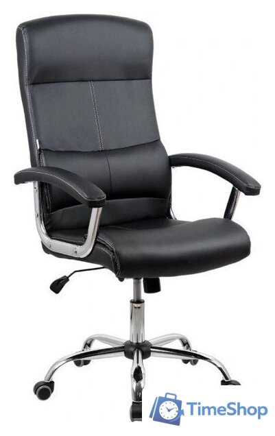 Офисное кресло King Style SHL-2 Sane PU Chrome (черный) - Изображение №1 — Интернет-магазин Time-Shop