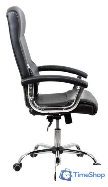 Офисное кресло King Style SHL-2 Sane PU Chrome (черный) - Изображение №3 — Интернет-магазин Time-Shop