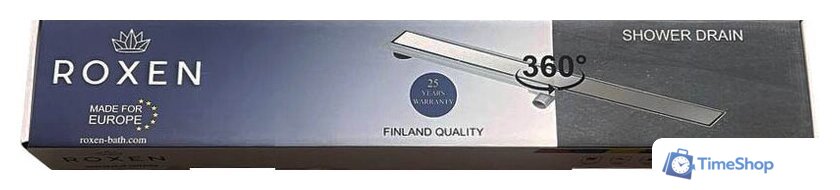 Трап/канал Roxen Supra Black 91050-120 - Изображение №8 — Интернет-магазин Time-Shop
