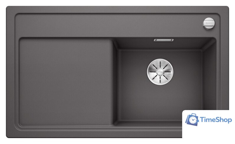 Кухонная мойка Blanco Zenar 45 S 523785 (правая, темная скала) - Изображение №1 — Интернет-магазин Time-Shop