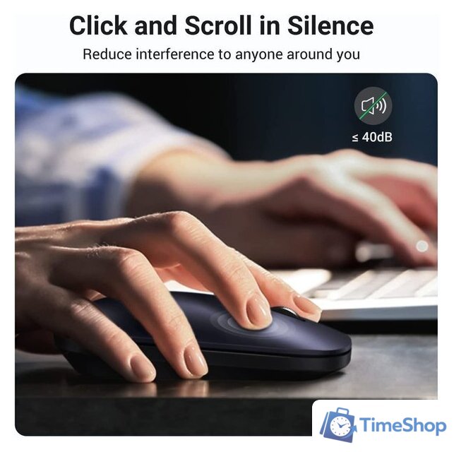 Мышь Ugreen MU001 (серый) - Изображение №3 — Интернет-магазин Time-Shop