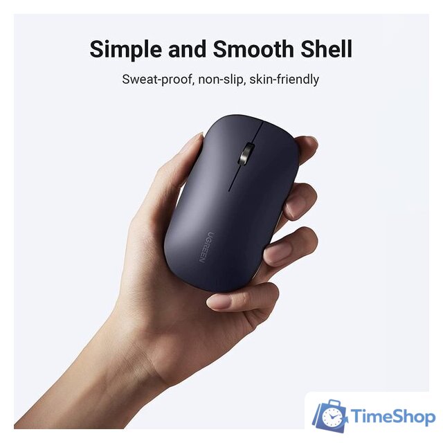 Мышь Ugreen MU001 (серый) - Изображение №4 — Интернет-магазин Time-Shop