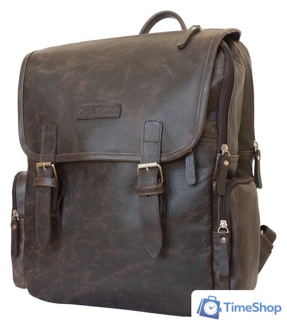 Городской рюкзак Carlo Gattini Santerno 3007-04 (темно-коричневый) - Изображение №1 — Интернет-магазин Time-Shop