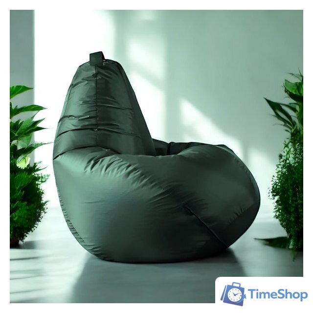 Кресло-мешок Mio Tesoro Груша XXXL GF-140x95-Z (темно-зеленый) - Изображение №2 — Интернет-магазин Time-Shop