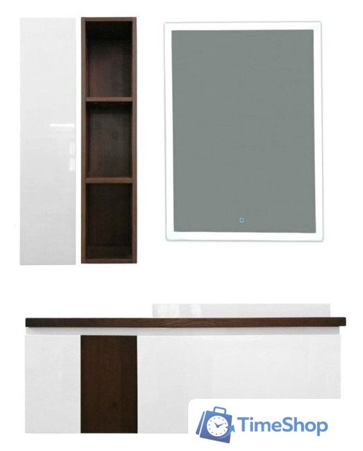  Эстет Шкаф-полупенал Malibu L 20x16x90 ФР-00007132 - Изображение №4 — Интернет-магазин Time-Shop