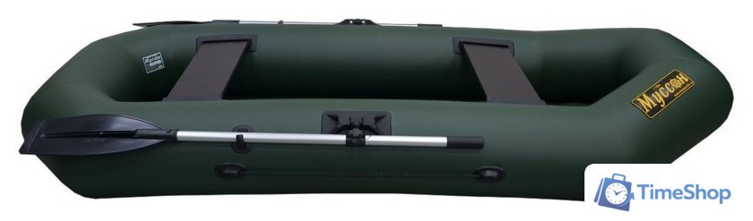 Гребная лодка Муссон S-262 НД (зеленый) - Изображение №6 — Интернет-магазин Time-Shop