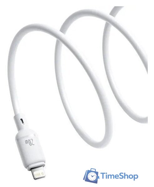 Кабель Baseus Silky Series Fast Charging Cable USB Type-C - Lightning (2 м, белый) - Изображение №4 — Интернет-магазин Time-Shop