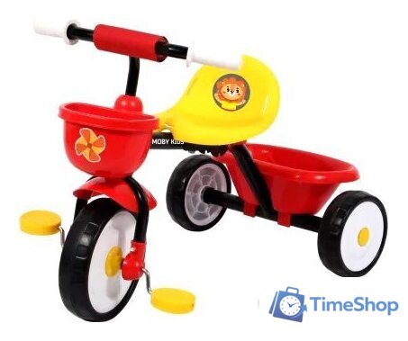 Детский велосипед Moby Kids Primo Львенок (красно-желтый) - Изображение №1 — Интернет-магазин Time-Shop