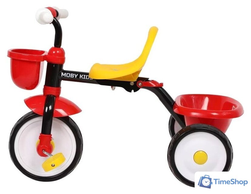 Детский велосипед Moby Kids Primo Львенок (красно-желтый) - Изображение №2 — Интернет-магазин Time-Shop