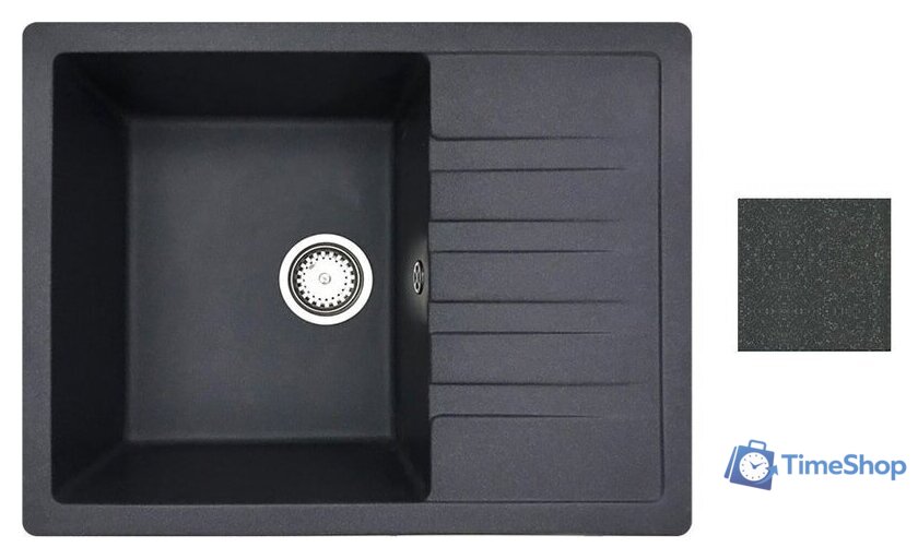 Кухонная мойка БелЭворс Vega L (антрацит, без сифона) - Изображение №1 — Интернет-магазин Time-Shop