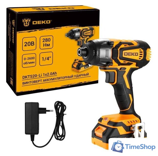 Винтоверт Deko DKTS20-Li 084-1045 (с 1-им АКБ) - Изображение №1 — Интернет-магазин Time-Shop