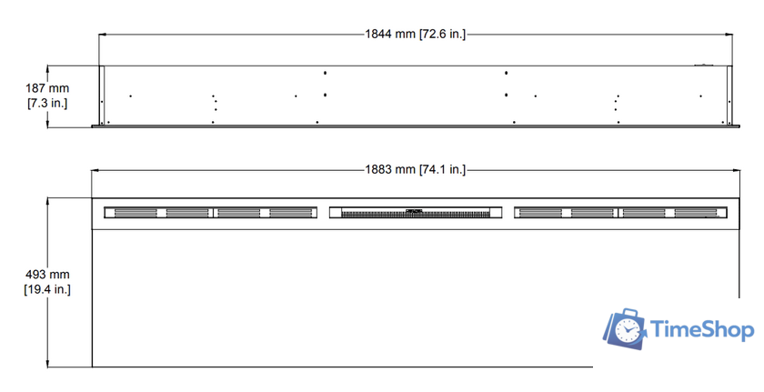 Электрокамин Dimplex Prism 74
