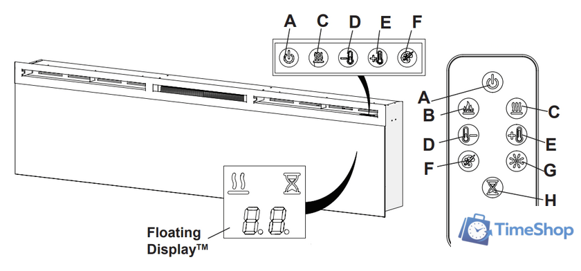 Электрокамин Dimplex Prism 74