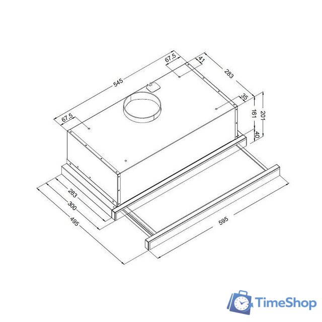 Кухонная вытяжка Korting KHP 6512 N - Изображение №2 — Интернет-магазин Time-Shop