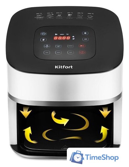 Аэрогриль (аэрофритюрница) Kitfort KT-2217 - Изображение №2 — Интернет-магазин Time-Shop