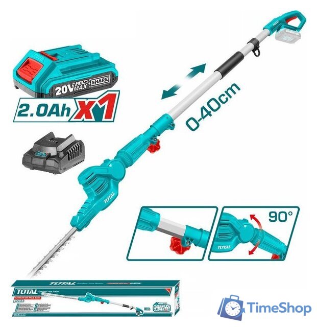 Кусторез Total TPHT2016012 (с 1-им АКБ) - Изображение №1 — Интернет-магазин Time-Shop