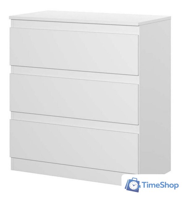 Комод НК-Мебель Stern Т-3 3-я 72674928 16мм (белый) - Изображение №1 — Интернет-магазин Time-Shop
