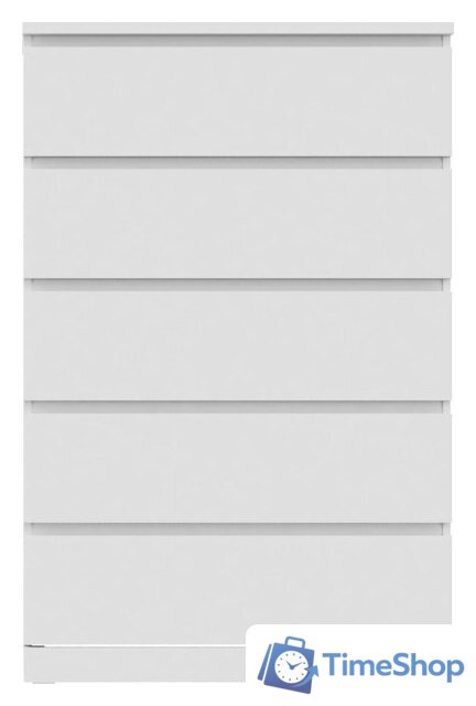 Комод Mebelain Варма 5 (белый) - Изображение №2 — Интернет-магазин Time-Shop