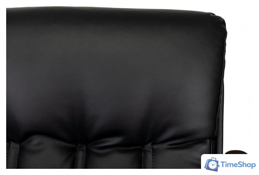 Офисное кресло Бюрократ T-9932W-LOW-Eco (черный, экокожа) - Изображение №9 — Интернет-магазин Time-Shop