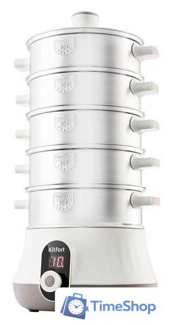 Пароварка Kitfort KT-2035 - Изображение №1 — Интернет-магазин Time-Shop