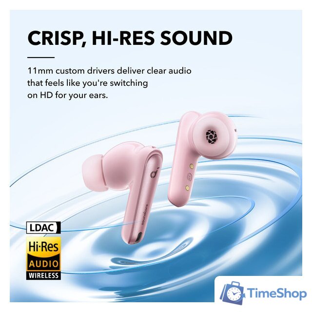 Наушники Anker Soundcore Liberty 4 NC (розовый) - Изображение №4 — Интернет-магазин Time-Shop