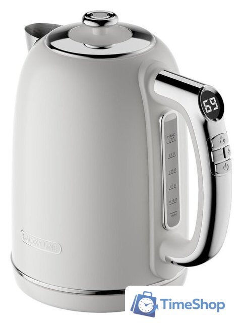 Электрический чайник Galaxy Line GL0361 (белый жемчуг) - Изображение №4 — Интернет-магазин Time-Shop