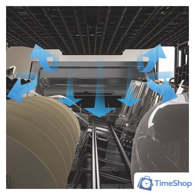 Встраиваемая посудомоечная машина Whirlpool WH6IB10BS7LA0 - Изображение №2 — Интернет-магазин Time-Shop