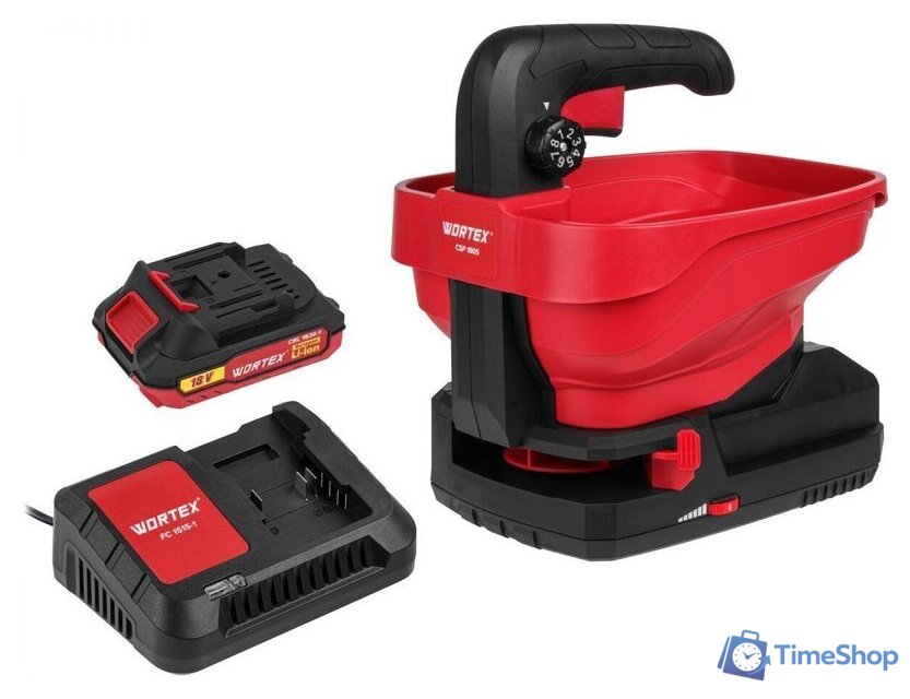 Разбрасыватель-сеялка Wortex CSP 1805 (с 1-им АКБ) - Изображение №5 — Интернет-магазин Time-Shop