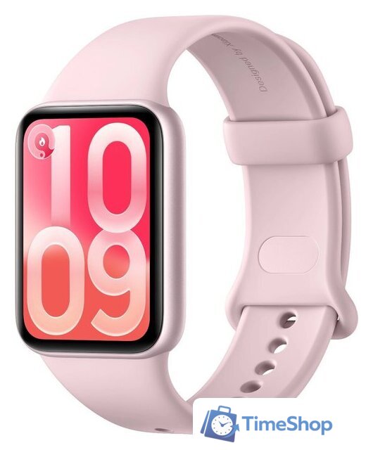Фитнес-браслет Xiaomi Smart Band 10 Pro M2552B1 (розовый, с розовым силиконовым ремешком, международная версия) - Изображение №1 — Интернет-магазин Time-Shop