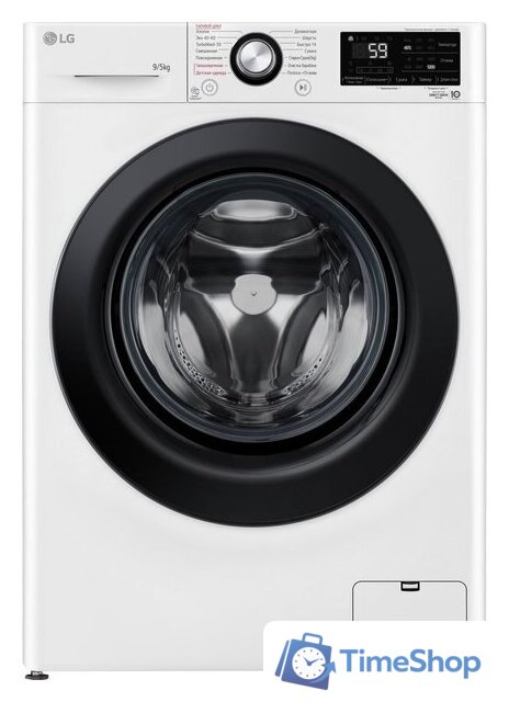 Стирально-сушильная машина LG F2V3FR6W - Изображение №1 — Интернет-магазин Time-Shop