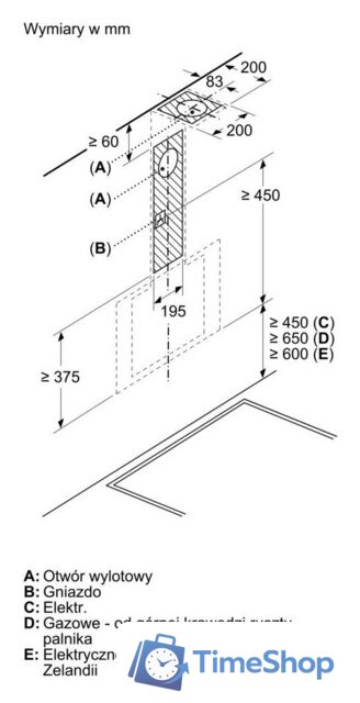Кухонная вытяжка Bosch Serie 2 DWK65DK60 - Изображение №8 — Интернет-магазин Time-Shop