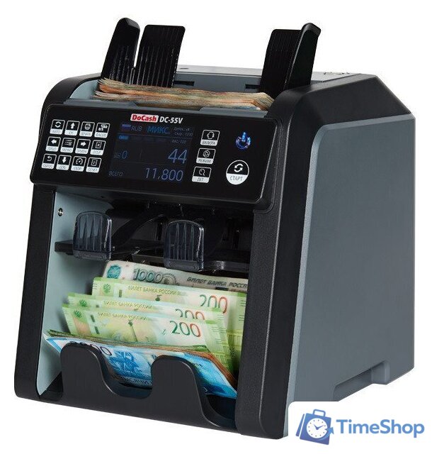 Счетчик банкнот DoCash DC-55V мультивалюта - Изображение №1 — Интернет-магазин Time-Shop