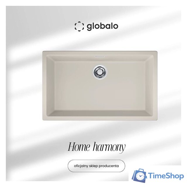 Кухонная мойка Globalo Aurilio 80.1 Cashmere Clean Tech - Изображение №1 — Интернет-магазин Time-Shop