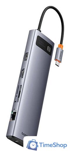 Док-станция Baseus Metal Gleam Series 11-Port Hub B00030709811-00 - Изображение №1 — Интернет-магазин Time-Shop