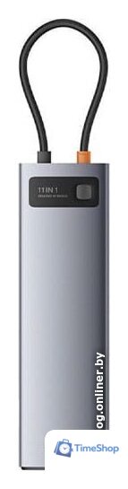 Док-станция Baseus Metal Gleam Series 11-Port Hub B00030709811-00 - Изображение №3 — Интернет-магазин Time-Shop