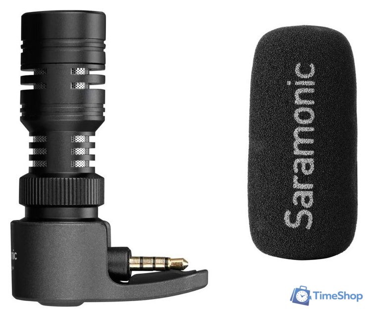 Коннекторный микрофон Saramonic SmartMic+ - Изображение №1 — Интернет-магазин Time-Shop