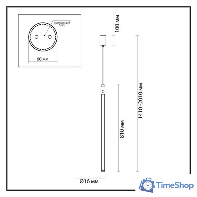 Подвесная люстра Odeon Light Fillini 4335/9LA - Изображение №2 — Интернет-магазин Time-Shop