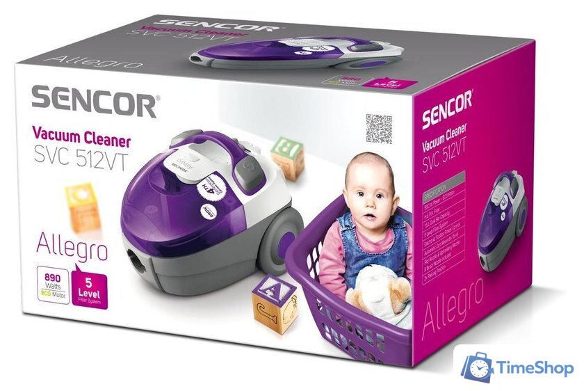 Пылесос Sencor SVC 512VT - Изображение №20 — Интернет-магазин Time-Shop