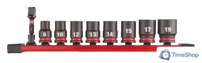 Набор головок слесарных Milwaukee 4932480454 (9 шт) - Изображение №1 — Интернет-магазин Time-Shop