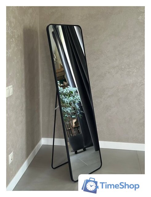 Зеркало EMZE Закругленные углы 45х150 DK0919.CHE (черный) - Изображение №5 — Интернет-магазин Time-Shop