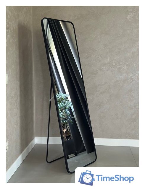 Зеркало EMZE Закругленные углы 45х150 DK0919.CHE (черный) - Изображение №6 — Интернет-магазин Time-Shop